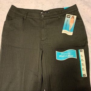 Lee relaxed fit size 12 pinstriped pants